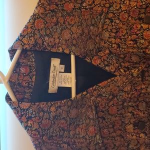 Coldwater Creek, Beautiful floral/textured jacket, 1x